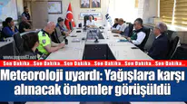 Meteoroloji uyardı, AFAD toplandı: Yağışlara karşı alınacak önlemler görüşüldü