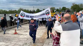 Edirne'de Madenci Rüzgarı: 1 Mayıs Mitingine GMİS Damga Vurdu