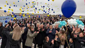 Asaf'ın balonları gökyüzüne yükseldi!