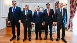 AK Parti Zonguldak heyetinden Adalet Bakanı Gürlek'e hayırlı olsun ziyareti