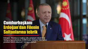Cumhurbaşkanı Erdoğan ve Bahçeli'den Voleybol Takımına Kutlama Mesajı!