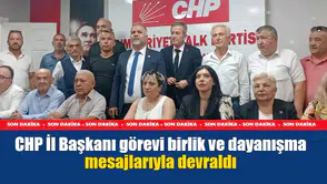 Zonguldak'ta yeni CHP İl Başkanı görevi birlik ve dayanışma mesajlarıyla devraldı