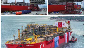 Osman Gazi platformuna 2 bin 500 tonluk yaşamsal modül entegre edildi