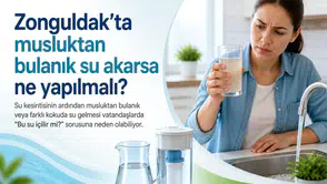 Zonguldak’ta musluktan bulanık su akarsa ne yapılmalı?