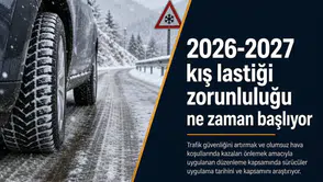 2026-2027 kış lastiği zorunluluğu ne zaman başlıyor
