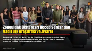 Zonguldak Defterdarı Recep Serdar’dan VadiTürk Araştırma’ya Ziyaret