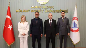 İlçe Kaymakamlarından Rektör Ulusoy’a Hayırlı Olsun Ziyareti