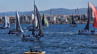 140 millik parkuru 15 saatte aştılar: Çanakkale Boğazı'nda Atabay Challengers fırtınası