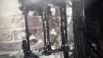 Kozlu'da korkutan yangın, bir ev küle döndü