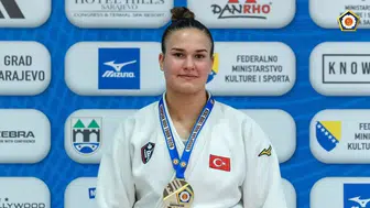 BEUN'lu Millî Judocu Gülenay’dan Avrupa'da altın zafer