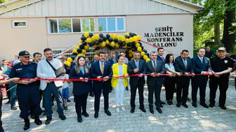 Kilimli'de Şehit Madenciler Konferans Salonu törenle açıldı