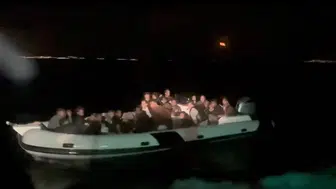 Sahil Güvenlik İzmir açıklarında 34 düzensiz göçmen yakaladı