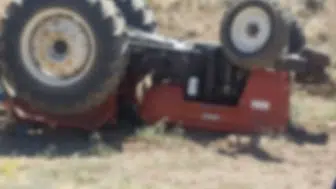 Düzce'de traktör devrilen yaşlı adam yaşamını yitirdi