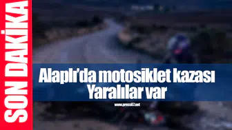 Alaplı'da motosiklet kazası, yaralılar var