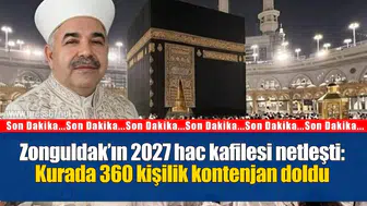 Zonguldak’ın 2027 hac kafilesi netleşti: Kurada 360 kişilik kontenjan doldu