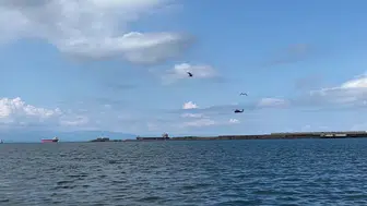Ereğli semalarında eğitim uçuşu yapan savaş helikopterleri ilgi odağı oldu