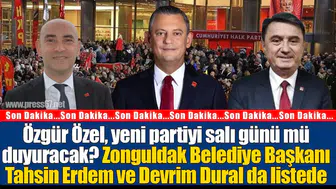 Özgür Özel, yeni partiyi salı günü mü duyuracak? Zonguldak Belediye Başkanı Tahsin Erdem ve Devrim Dural da listede
