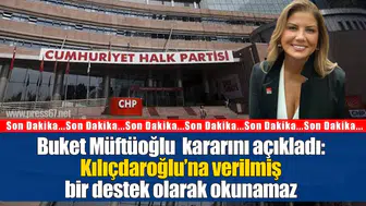 Buket Müftüoğlu partide kalma kararını duyurdu: Kemal Kılıçdaroğlu’na verilmiş bir destek olarak okunamaz