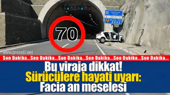 Bu viraja dikkat! Sürücülere hayati uyarı: Facia an meselesi