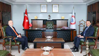 Vali Hacıbektaşoğlu, BEUN Rektörü Ulusoy'u ziyaret etti