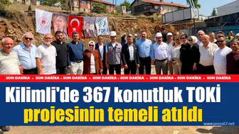 Kilimli'de TOKİ Projesinin Temeli Atıldı, İl Başkanı Çağlayan Büyük Kazanımı Vurguladı