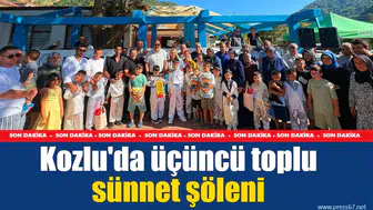 Kozlu'da üçüncü toplu sünnet şöleni