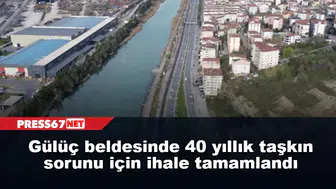 Gülüç beldesinde 40 yıllık taşkın sorunu için ihale tamamlandı