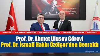 BEUN Rektörlüğünde Devir Teslim: Prof. Dr. Ahmet Ulusoy Görevi Prof. Dr. İsmail Hakkı Özölçer’den Devraldı