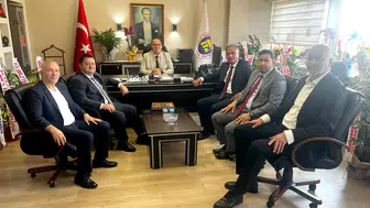 GMİS yönetiminden Değirmenci ve Bük'e hayırlı olsun ziyareti