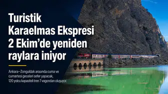Turistik Karaelmas Ekspresi 2 Ekim’de yeniden raylara iniyor