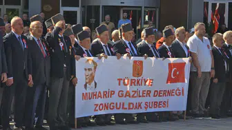Gaziler Günü’nde Zonguldak’ta resmi tören düzenlendi