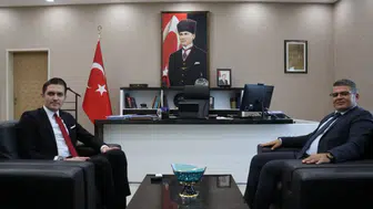 Zonguldak Meteoroloji İl Müdürü Maraşlı'dan Kozlu Kaymakamı Çakır'a ziyaret