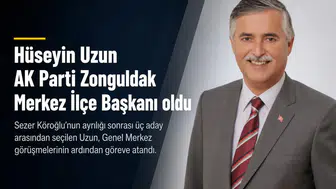 Hüseyin Uzun AK Parti Zonguldak Merkez İlçe Başkanı oldu