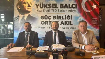 Balcı: TSO seçiminde hedefimiz ortak akılla büyüyen bir Ereğli