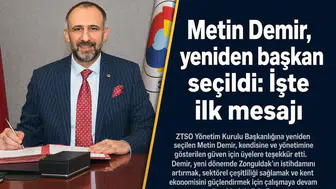 ZTSO Başkanı Metin Demir yeniden seçildi: 2026-2030 dönemi için hedefler belli oldu