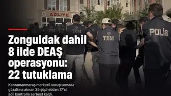 Zonguldak dahil 8 ilde DEAŞ operasyonu: 22 tutuklama