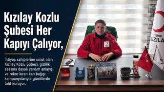 Kızılay Kozlu Şubesi'nden gizlilik esaslı yardım ve kan bağışı çağrısı