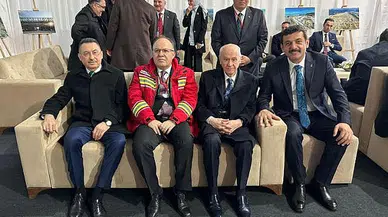 Fuat Oktay ve Devlet Bahçeli Zonguldak'ta