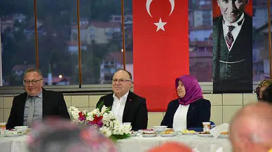 Huzurevinde iftarda buluştular