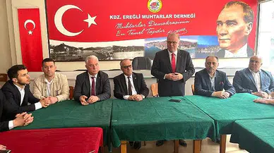 Kotra muhtarlarla bir araya geldi!