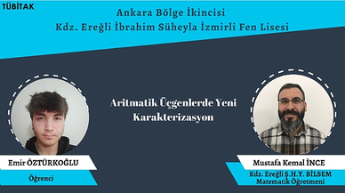 Lise öğrencilerinin TÜBİTAK proje başarısı!