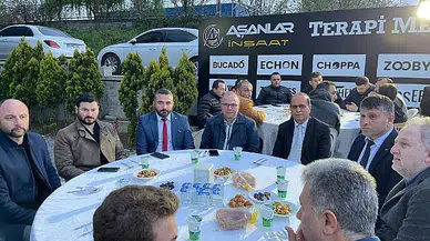 MHP'nin adayı Kotra, Çaycuma'da iftara katıldı