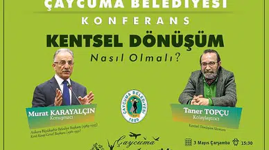 Murat Karayalçın Çaycuma'ya geliyor