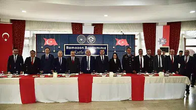 Protokol üyeleri bayramlaştı