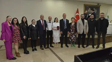 Talip Burak ile Buse dünyaevine girdi