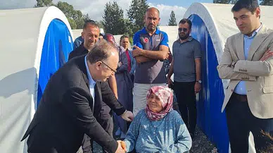 Vali Tutulmaz depremzedelere devletin sıcak elini uzattı!