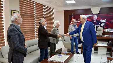 Başkan Posbıyık, ilçe başkanları ve demokratik toplum örgütü temsilcileriyle 2. Tur için biraraya geldi