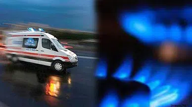 Doğal gaz zehirlenmesi şüphesi: 1 kişi tedavi altında!
