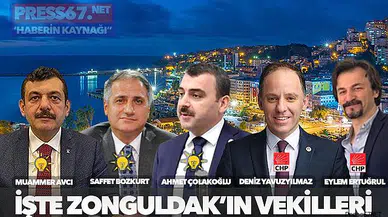 İşte Zonguldak'ın yeni milletvekilleri!