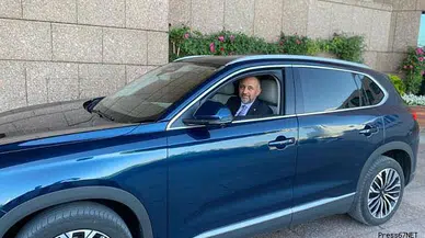 Metin Demir TOGG'a bindi, gaza bastı!